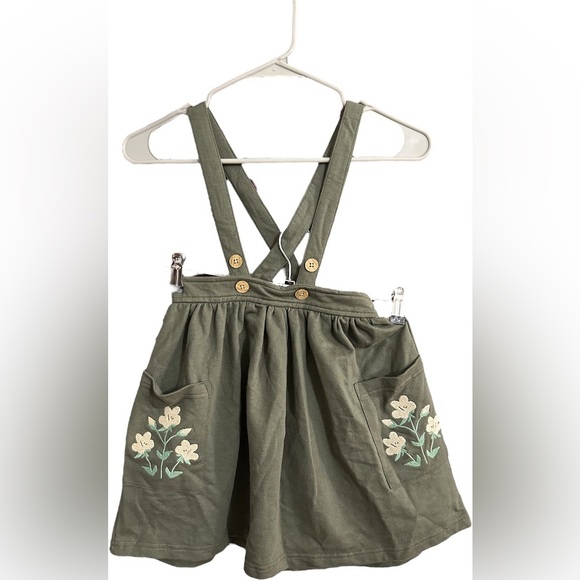 NWT MAINIO Green GOTS Organic 100% Cotton Alpine Skirt Y5/6 - Picture 3 of 14